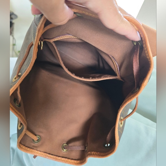 Authentic Louis Vuitton LV BackPack Montsouris GM Brown Monogram - Picture 12 of 16